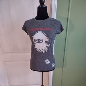 Nintendo "Douchbaggery" Gray XXS T-shirt